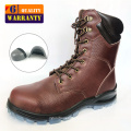 Factory Wholesale High Quality Top Safe Steel Toe Genuine Leather Waterproof Men Safety Shoes